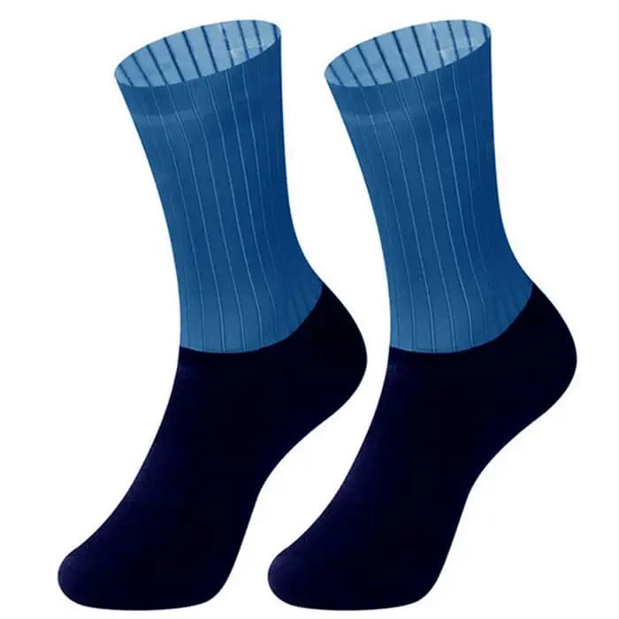 Chaussettes aérodynamiques de l'équipe de vélo