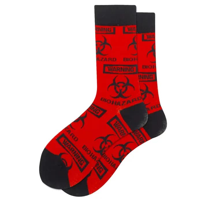 1 paire de chaussettes amusantes pour hommes