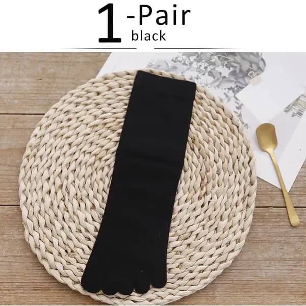 Chaussettes courtes cinq doigts en coton pour homme