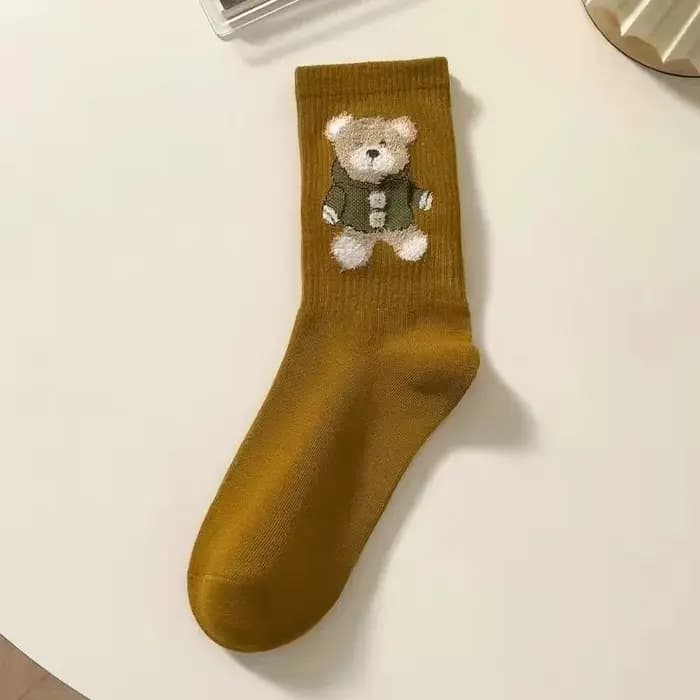 Chaussettes en coton imprimé Animal pour femmes