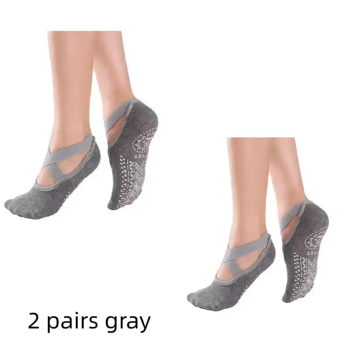 Bandage Yoga Pilates chaussettes pour femmes Ballet danse coton