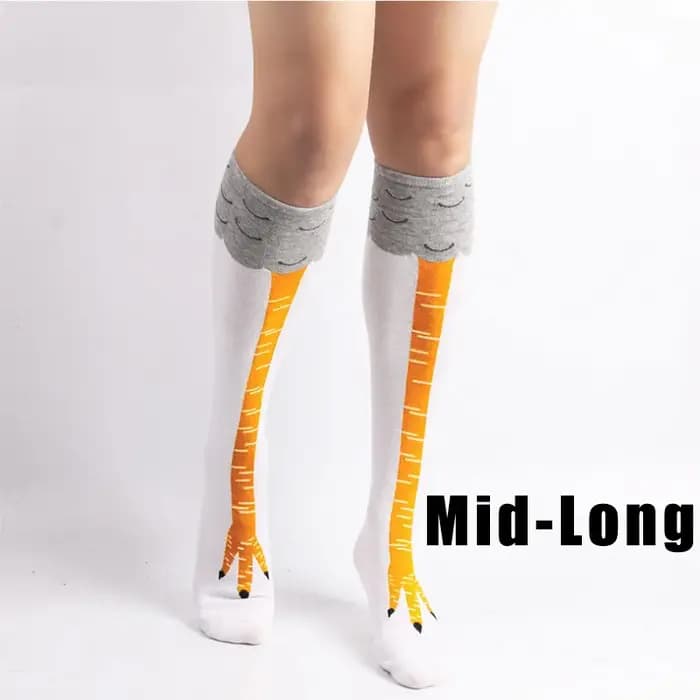 Chaussettes de jambe de poulet pour femmes