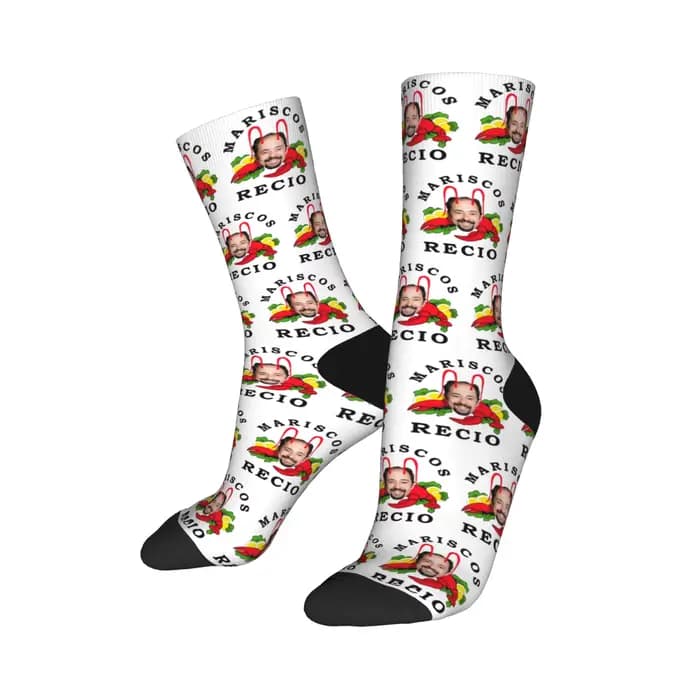 Antonio Recio chaussettes Design bas antidérapants Couple chaussettes chaud doux automne gothique course chaussettes de sport