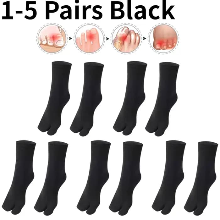 Chaussettes japonaises à bout ouvert pour hommes et femmes