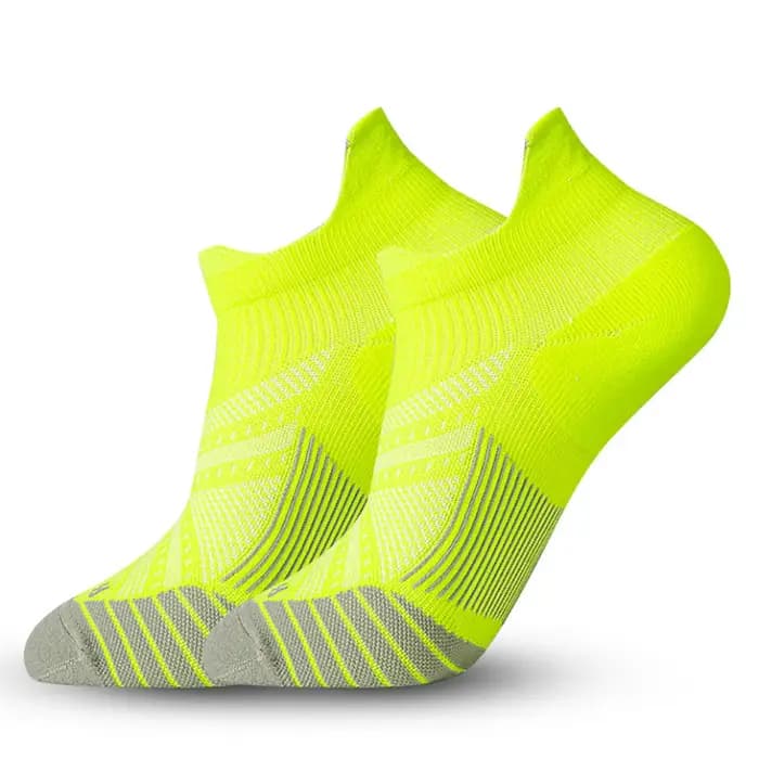 Chaussettes de course tendance pour hommes et femmes, épaisses, antidérapantes, absorbant les chocs, respirantes, pour l'entraînement, l'athlétisme et le marathon