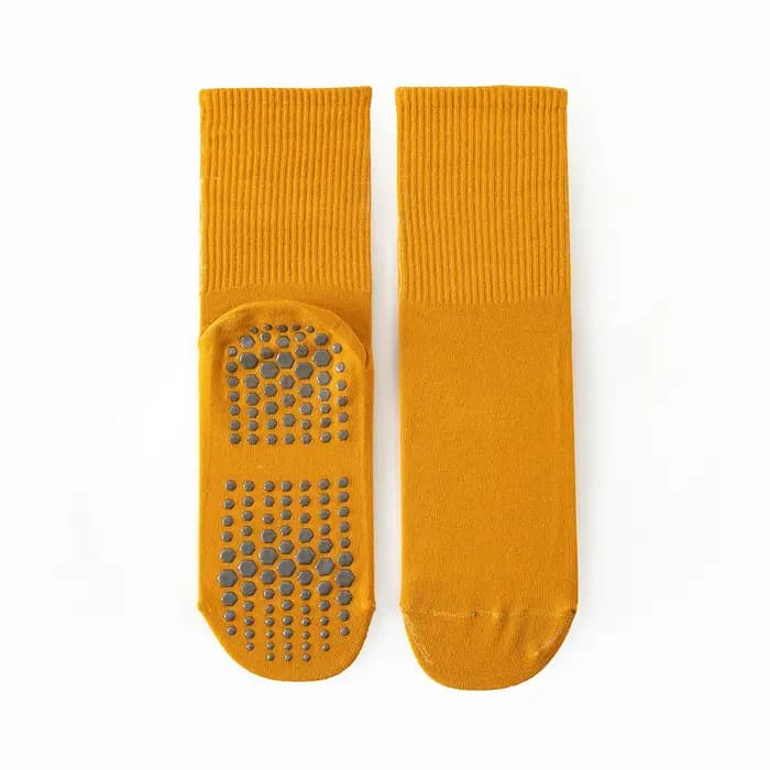 Chaussettes de yoga coordonnantes en pur coton pour femmes