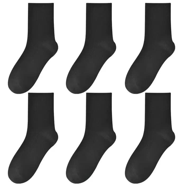 Chaussettes sans couture en pur coton pour enfants, style mi-mollet en maille fine pour l'été, idéales pour les étudiants à porter à l'école, pour le sport
