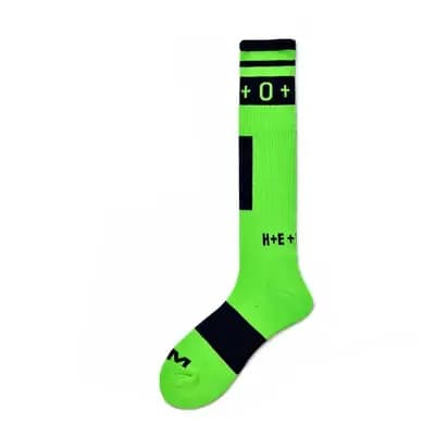 Nouveau Design hommes chaussettes mode mâle Gay haut Vers bas chaussettes confortable Football sport Long Tube Cosplay bas chaussette