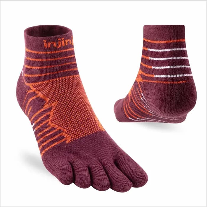 Injinji Chaussettes à cinq doigts Ultra Run Chaussettes de randonnée tout-terrain Chaussettes épaisses et chaudes.