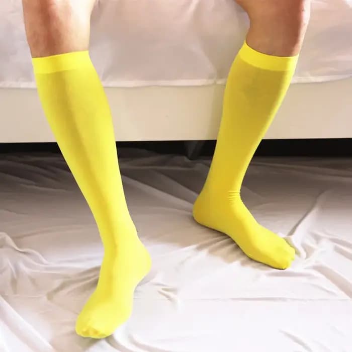 Chaussettes hautes pour hommes d'affaires formelles