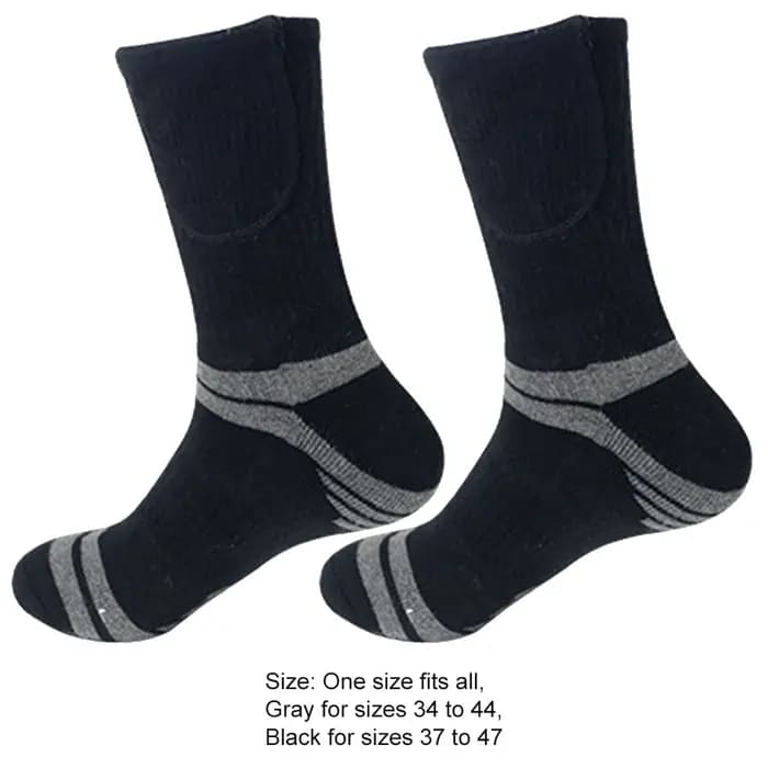Chaussettes thermiques électriques pour hommes et femmes