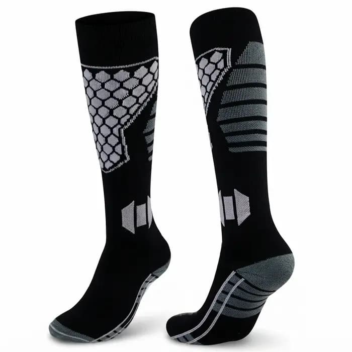 Nouvelles chaussettes de ski épaisses antidérapantes respirantes