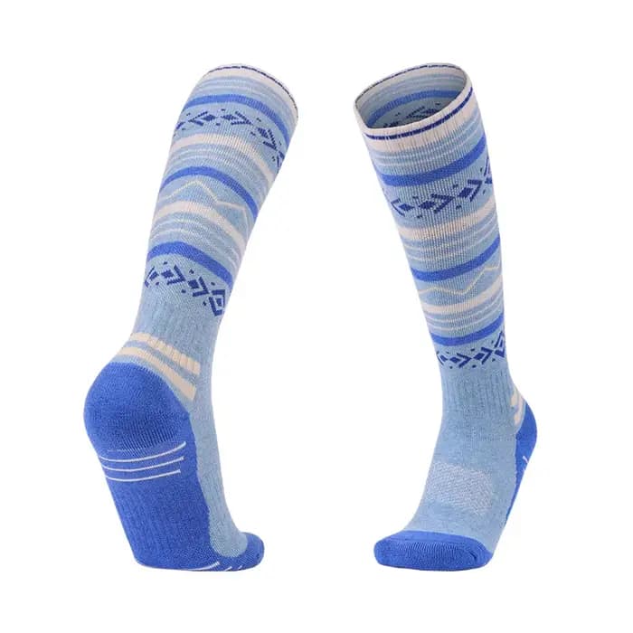 1 paire de chaussettes de Ski d'hiver en laine pour femmes