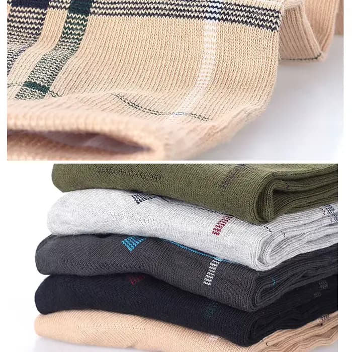 Chaussettes respirantes en coton doux pour hommes, longues, décontractées, saines, robe d'équipage de mariage, cadeau masculin, lot de 5 paires