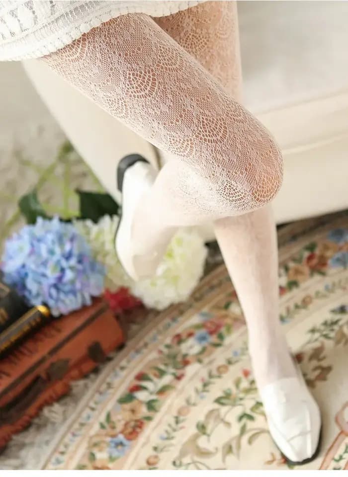 Collants d'hiver en coton tricoté pour femmes et filles
