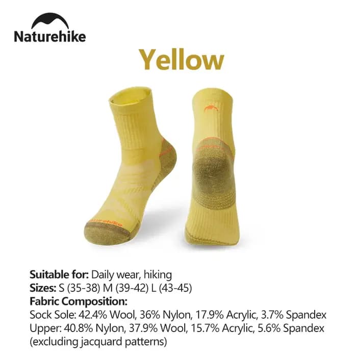 Naturehike – chaussettes de sport pour hommes et femmes