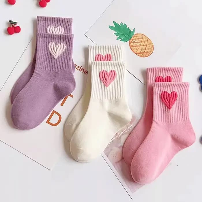 Chaussettes mi-mollet pour filles de 1 à 14 ans