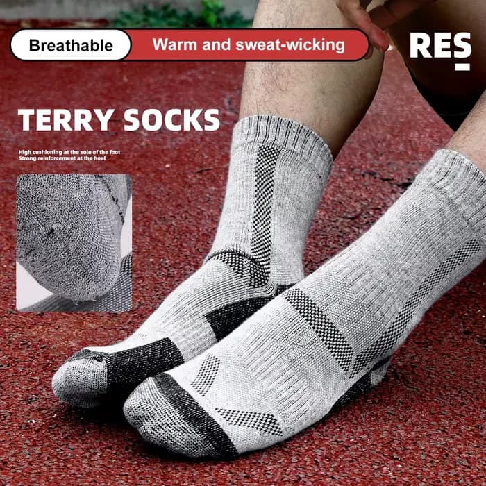 WRELS chaussettes thermiques en laine mérinos hiver longues chaudes douces Ski snowboard chaussettes épais coton Absorption d'humidité haute élastique chaussettes