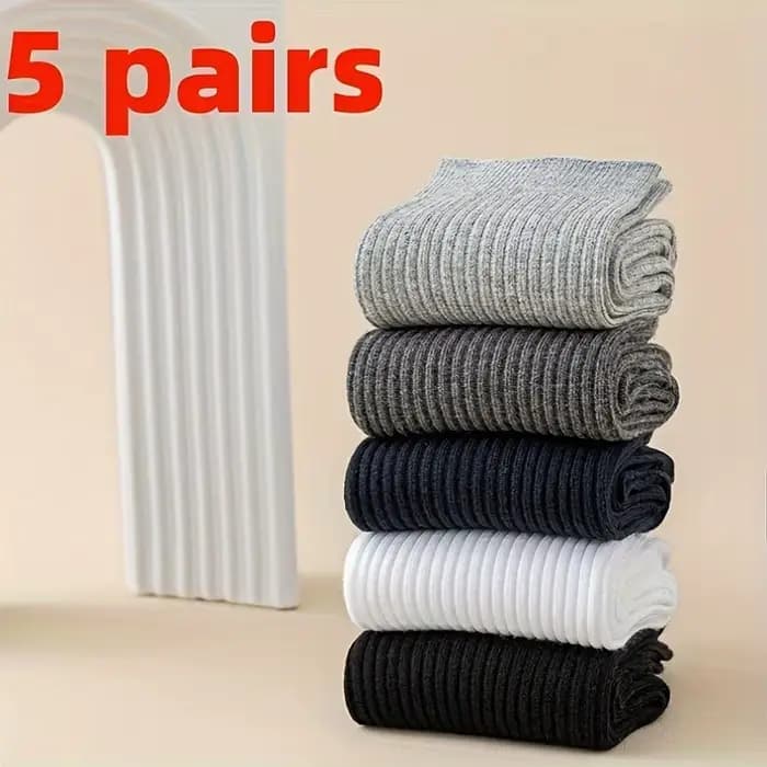 Ensemble de 5 paires de chaussettes pour hommes