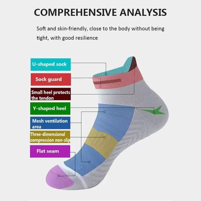 Chaussettes de sport respirantes pour hommes et femmes