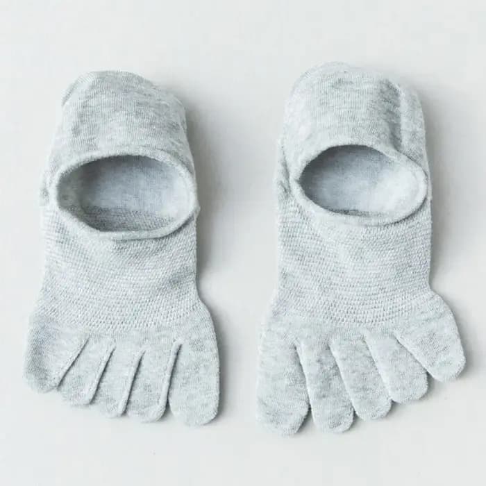 Chaussettes de sport invisibles à bouche peu profonde pour hommes, 5 doigts, coton, bateau absorbant la transpiration, mode respirante, Parker