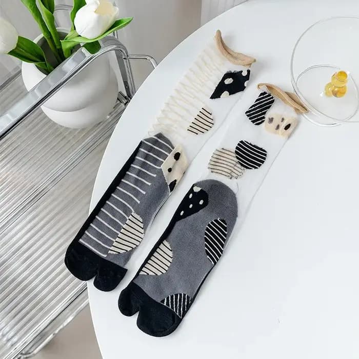 Chaussettes à deux orteils pour femmes