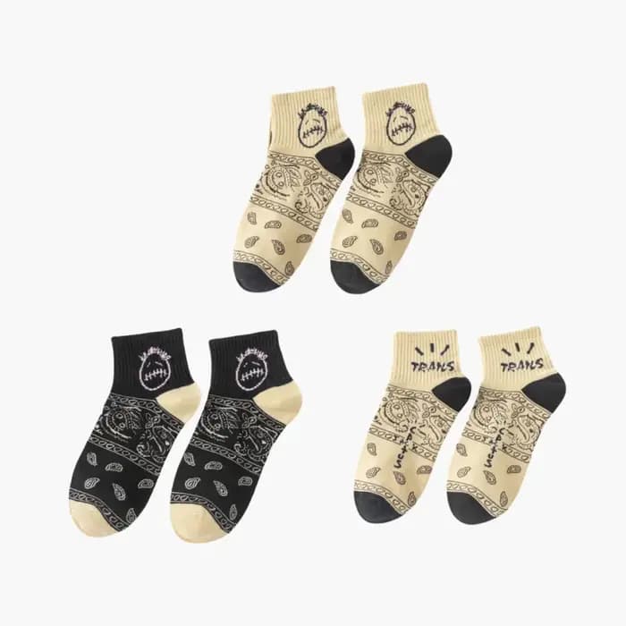 3 paires de chaussettes courtes de sport pour hommes et femmes