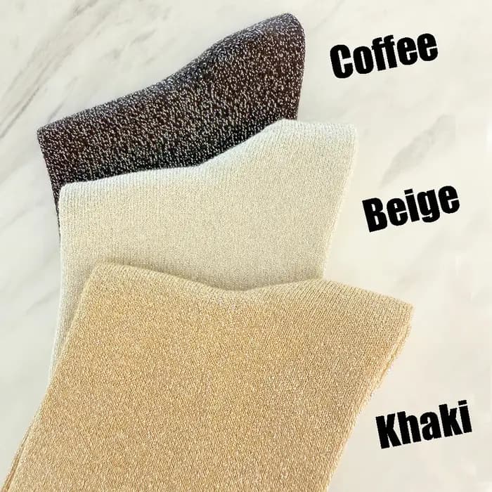 3 paires/ensemble femmes mode Sexy chaussettes brillantes Style coréen or argent soie bonbons-colordsocks Design de luxe de haute qualité