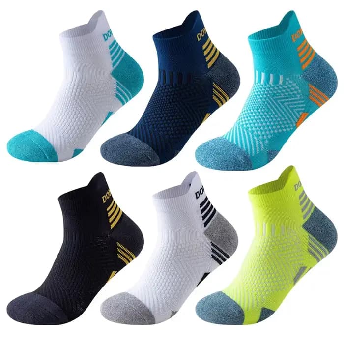 3 paires de chaussettes de course Marathon pour hommes et femmes