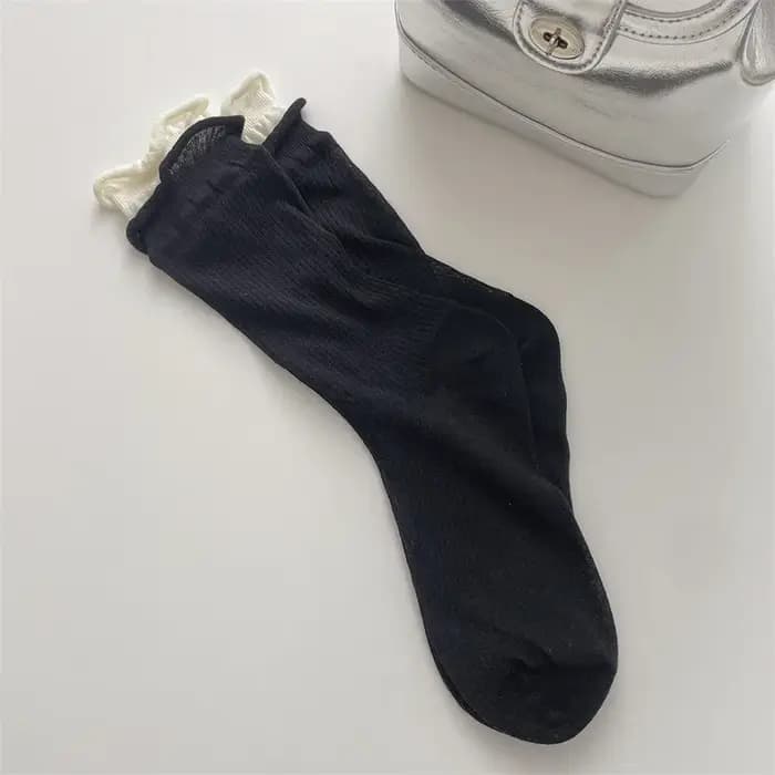 Chaussettes Midtube assorties à Double nervuré pour femmes