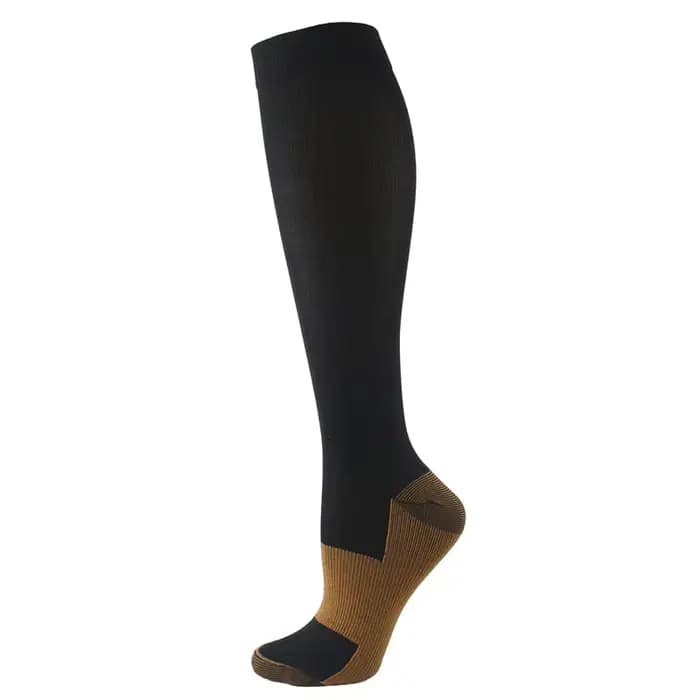 Chaussettes de Compression Médicale en Surpoids pour Femme, Accessoire artificiel astique pour la Gr
