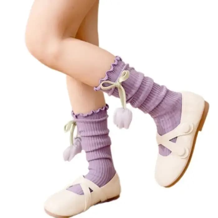 U13F – chaussettes d'automne élastiques à mi-mollet