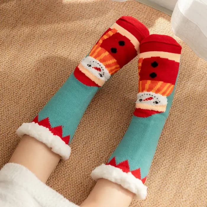 Chaussettes chaudes de noël et d'hiver pour femmes