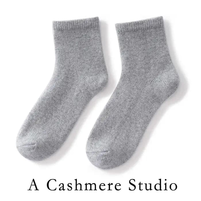Chaud automne/hiver pur cachemire chaussettes épaisses unisexe épais