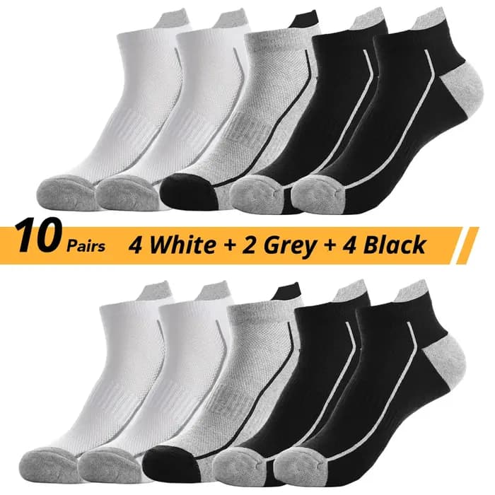 HSS Chaussettes Courtes en Coton Biologique pour Homme