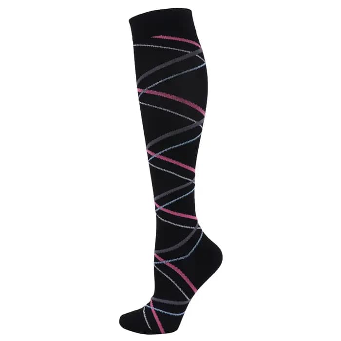 Nouvelles chaussettes de Compression hommes femmes graduées 20-30 Mmhg adaptées pour l'œdème médical diabète varices, chaussettes de Compression de course