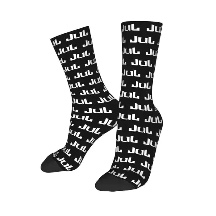 Chaussettes personnalisées de musique de rappeur J-Juls pour hommes et femmes