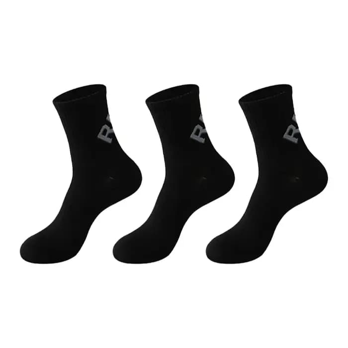 3 paires de chaussettes de sport, chaussettes de course pour hommes et femmes, bas mi-longs à semelle massante, séchage rapide, respirants, pour marathon