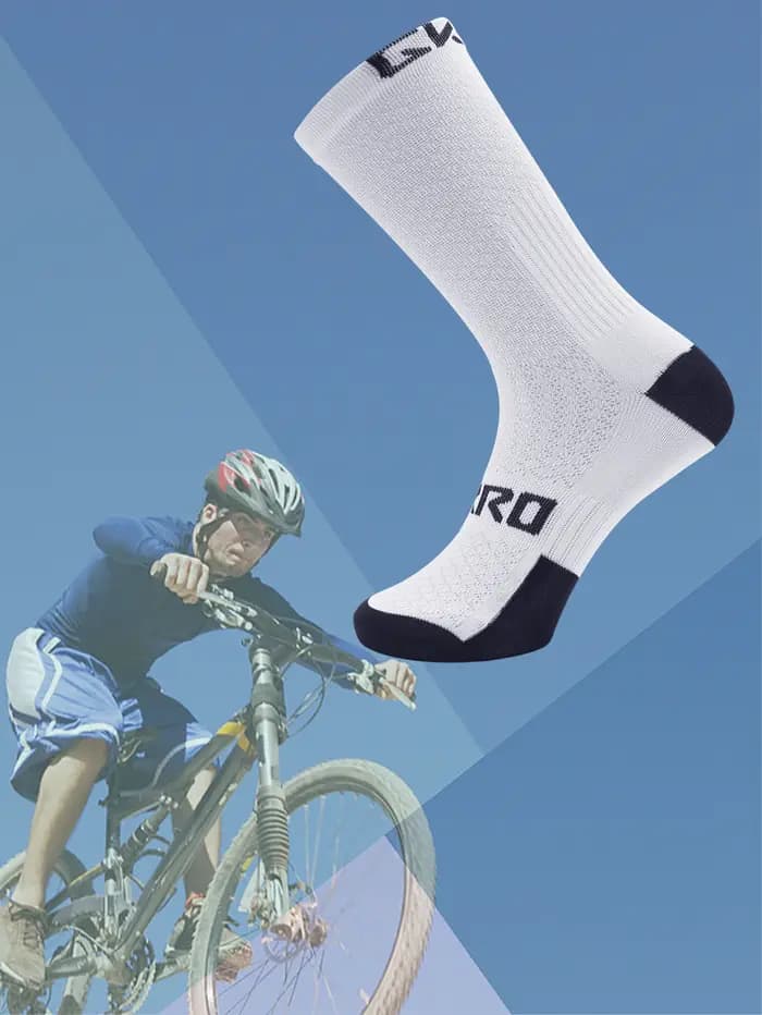 Chaussettes de cyclisme professionnelles respirantes pour hommes et femmes
