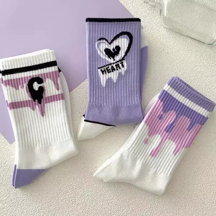 Lot de 5 paires de chaussettes pour femmes, chaussettes de sport confortables et polyvalentes, style Preppy personnalisé, tendance, à la mode, pour filles
