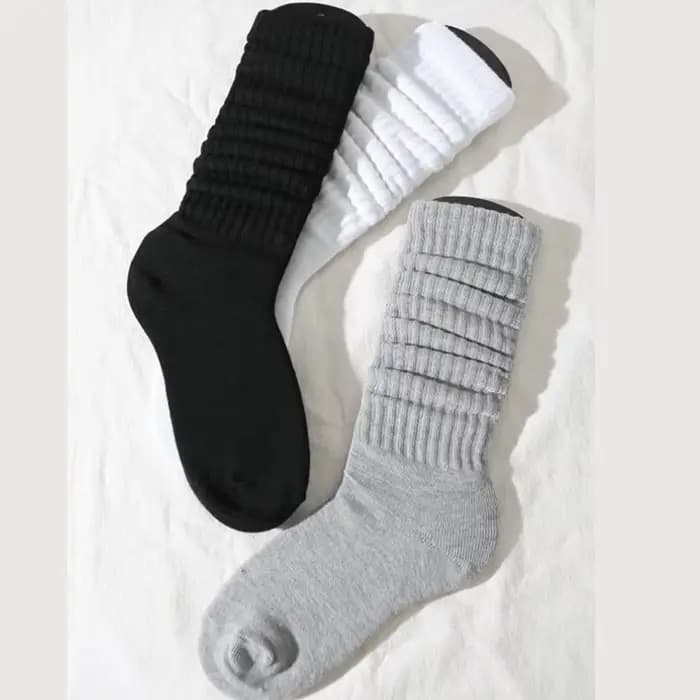 3 paires de chaussettes empilables pour femmes