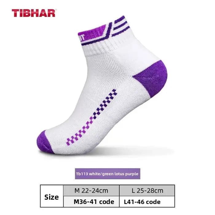TIBHAR chaussettes de sport respirantes pour tennis de table pour hommes et femmes