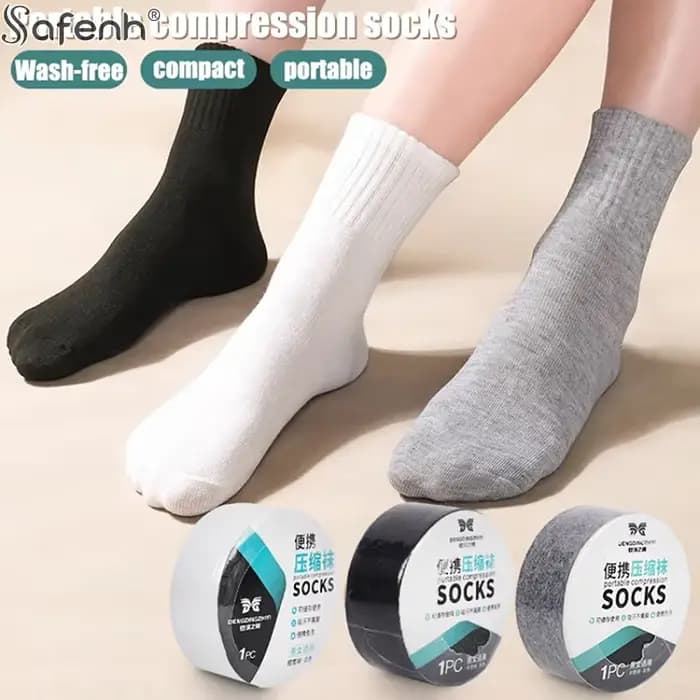 5 paires de chaussettes de voyage jetables pour hommes et femmes