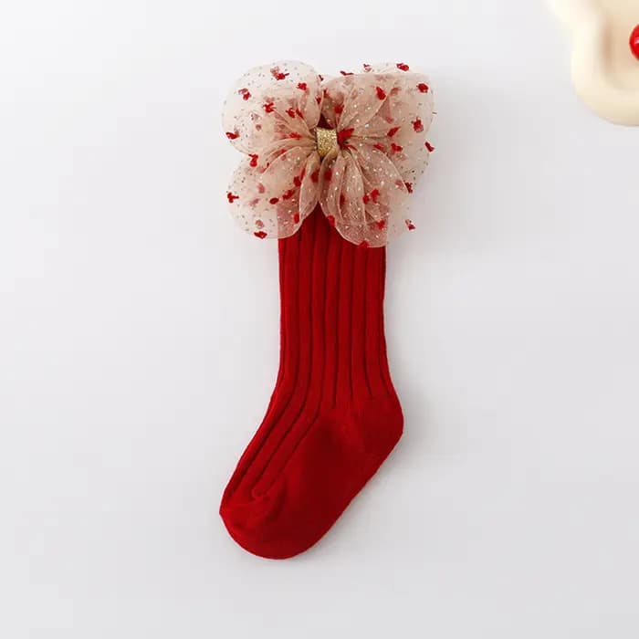 Chaussettes habillées respirantes pour bébés filles