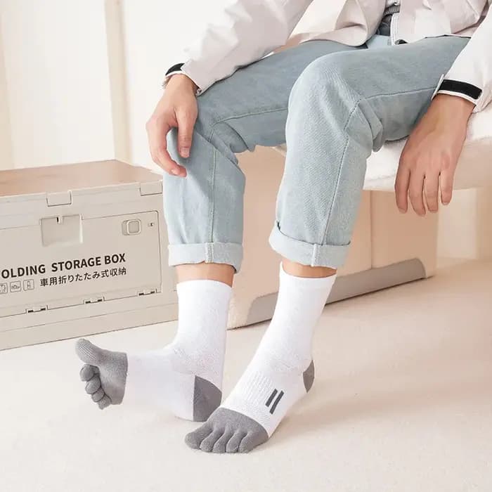 Chaussettes de Sport à cinq doigts pour hommes