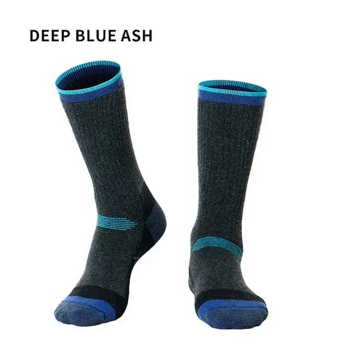2 paires de chaussettes thermiques en laine mérinos pour hommes et femmes