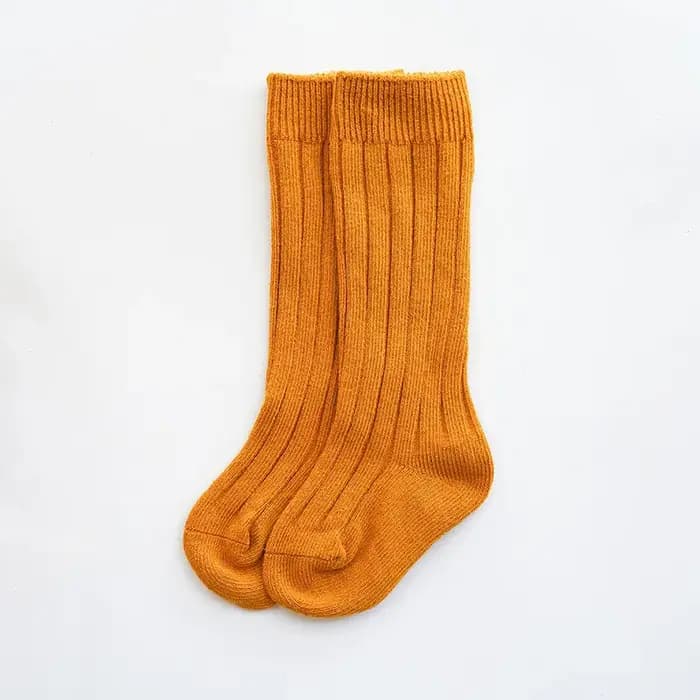 Chaussettes Hautes en Coton pour Bébé Garçon et Fille de 0 à 5 Ans