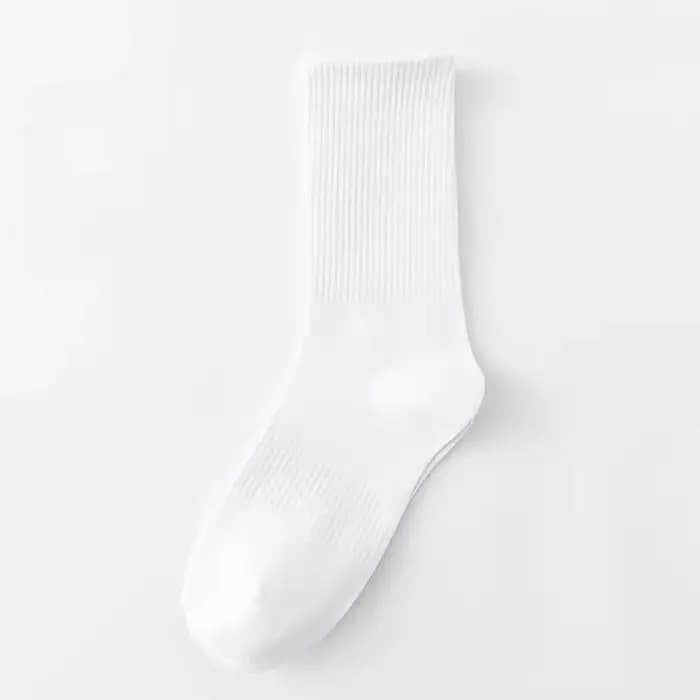 Chaussettes rayées confortables à col haut pour femmes