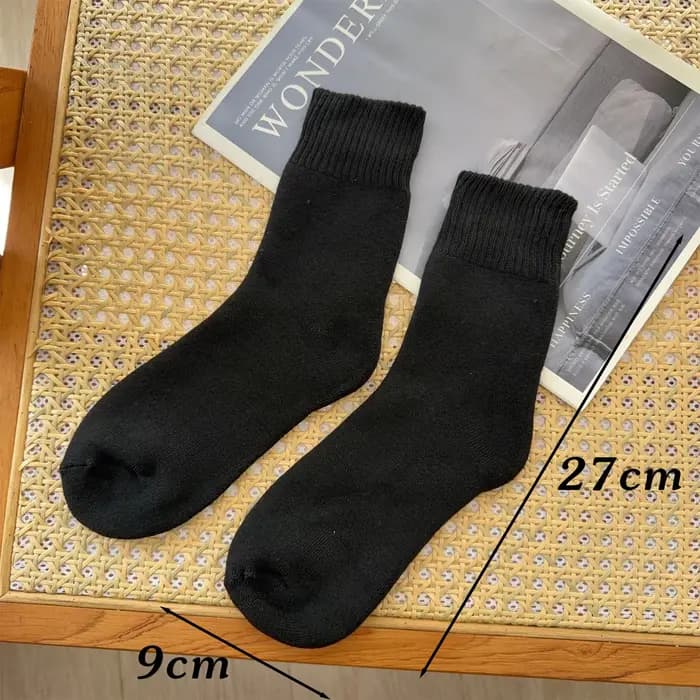 Chaussettes thermiques doublées en polaire pour hommes