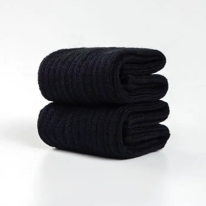 Jambières chaussettes pour femmes 80s mignon Kawaii gros hiver tricot coton